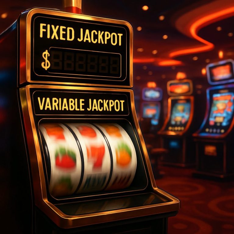 Diferença entre jackpots fixos e variáveis